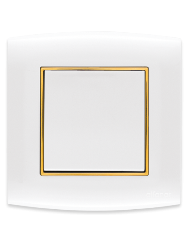 مفتاح مفرد دركسون أمنيه أبيض اطار ذهبي  /   004590228